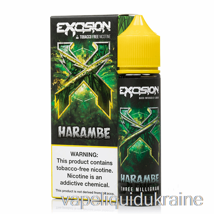 Vape Liquid Ukraine Harambe - Excision - Alt Zero - 60mL 6mg